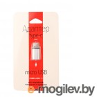 Red Line Adapter Micro USB - Type-C Silver
