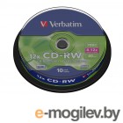 CD-RW [ 10 .  ] Verbatim DataLife  8-12x /700Mb/80min/ #43480