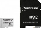   Transcend microSDXC 300S 128GB Class 10 UHS-I U3 (TS128GUSD300S-A)