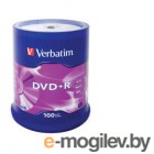 Verbatim DVD+R 4.7Gb 16x 100  Cake Box 43551