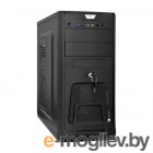  Miditower ExeGate CP-603UB Black, ATX, <CP400W, 80mm>, 2*USB+2*USB3.0, Audio,    