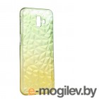  Samsung  Krutoff  Samsung Galaxy J6 Plus SM-J610 Crystal Silicone Yellow-Green 12260