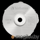  CD-R Verbatim 700Mb 52x, 1 ., AZO Crystal, Jewel Case (43326)