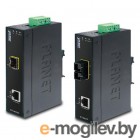    IFT-802TS15 IP30 Slim type Industrial Fast Ethernet Media Converter SC SM-15KM (-40 to 75 degree C)
