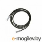   , QSFP+ Mellanox Passive Copper cable, IB EDR, up to 100Gb/s, QSFP28, 2.5m, Black, 26AWG