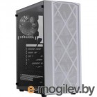  Powercase Rhombus X4 White, Tempered Glass, Mesh, 4x 120mm 5-color LED fan, , ATX  (CMRMW-L4)