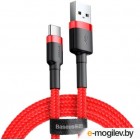 Baseus Cafule Cable USB - Type-C 2A 3m Red CATKLF-U09