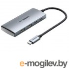  Ugreen CM480 USB-C to 2x USB 3.1+2xUSB-C Grey 30758
