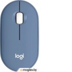 910-006753   USB/BT Logitech Pebble M350, Blueberry