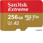 256Gb - SanDisk Extreme Micro Secure Digital XC Class 10 UHS-I A2 V30 U3 SDSQXAV-256G-GN6MN (!)