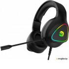  CANYON Shadder GH-6, RGB gaming headset with Microphone, Microphone frequency response: 20HZ~20KHZ, ABS+ PU leather, USB*1*3.5MM jack plug, 2.0M PVC cable, weight: 300g, Black