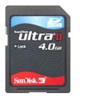 Sandisk 4GB Ultra II SDHC Card
