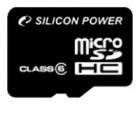 Silicon Power microSDHC 32GB Class 6
