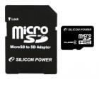 Silicon Power micro SDHC Card 32GB Class 4 + SD adapter