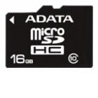 ADATA microSDHC Class 10 16GB + SD adapter