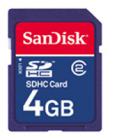 Sandisk SDHC Card 4GB Class 2