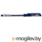Ручки гелевые. Ручка гелевая Deli E6600blue 0.5мм резиновая манжета прозрачный синие чернила