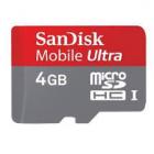 Sandisk microSDHC 4Gb SDSDQY-004G-U46A Class 6   SD адаптер