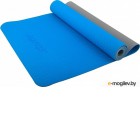 Коврик для йоги Starfit FM-201 TPE 173x61x0.4см синий/серый