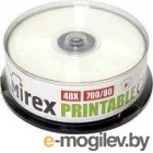 CD-R [ 25 шт. туба ] Mirex InkPrintable 48x /700Mb/80min/ UL120038A8M