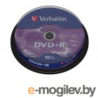 DVD R 10 шт. туба Verbatim 16x /4,7Gb/ - Advanced AZO