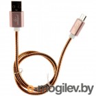  USB 2.0 Cablexpert CC-G-mUSB02Cu-0.5M, AM/microB,  Gold,  0.5, , 