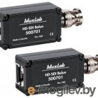  [500701-2PK] MuxLab HD-SDI Balun, 2-Pack    (HD-SDI)   UTP 5/6 ,  120 .