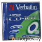 Компакт-диски,дискеты. Verbatim CD-RW 80min 700Mb 12x Jewel 43148