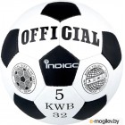 Футбольный мяч Indigo Official / 1132 (белый/черный)