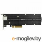   Synology M.2 SSD-NVME adapter M.2 2110/2080,2 slots m.2 key , 10 Gigabit port RJ-45, PCIe 3.0 x8 adapter (FH bracket)