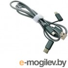  USB 2.0 Am to Lightning/microUSB/USB3.1 . Eusb3in1m-m-gr