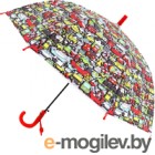 Зонт-трость Михи Михи Машинки MM07608 (красный)