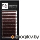 Крема для век. Ресницы для наращивания Pro Me Soft Микс D 0.10 7-14 (18 линий, темно-коричневый)