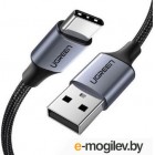 USB 2.0 - USB Type-C (0,25m) Ugreen US288 [60124] <Black> 3A, , 