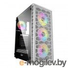  Powercase Mistral Z4 White, Tempered Glass, Mesh, 4x 120mm 5-color LED fan, , ATX  (CMIZ4CW-L4)