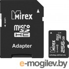 Карты памяти. Карты памяти 256Gb - Mirex MicroSDXC Class 10 UHS-I 13613-AD3UH256 с адаптером SD (Оригинальная!)