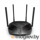  Mercusys MR70X AX1800 Dual-Band WiFi 6 Router, 574 Mbps at 2.4 GHz + 1201 Mbps at 5 GHz,  4x Fixed External Antennas, 3x Gigabit LAN Ports, 1x Gigabit WAN Port, 1024-QAM, OFDMA, Router/Access Point Mode, MU-MIMO, WPA3, TWT, BSS Color