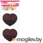   LoveToy Reusable Red Diamond Heart Nipple Pasties / LV763009