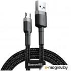 Baseus Cafule Cable USB - MicroUSB 2A 3m Grey Black CAMKLF-HG1