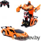 Игрушки на пульте управления. Радиоуправляемая игрушка Sima-Land Робот-трансформер. Ламба / 4663408 (оранжевый)
