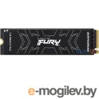  SSD M.2 Kingston 4000Gb Fury Renegade <SFYRD/4000G> (PCI-E 4.0 x4, up to 7300/7000Mbs, 1000000 IOPS, 3D TLC, NVMe, 4000TBW, Phison E18, 2280mm, LP graphen heatsink)