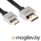  HDMI-19M --MiniHDMI-19M ver 2.0+3D/Ethernet,1.5m   VCOM <CG506AC-1.5M>