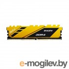   DDR 4 DIMM 8Gb PC25600, 3200Mhz, Netac Shadow NTSDD4P32SP-08Y  C16 Yellow,  