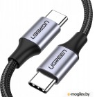 UGREEN USB 2.0 C M/M Round Cable Nickel Plating Aluminum Shell 2m US261 (Black) 50152