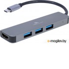  USB Gembird Cablexpert USB-C - 3xUSB/HDMI A-CM-COMBO2-01