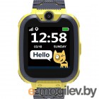 Kids smartwatch, 1.54 inch colorful screen, Camera 0.3MP, Mirco SIM card, 32+32MB, GSM(850/900/1800/1900MHz), 7 games inside, 380mAh battery, compatibility with iOS and android, Yellow, host: 54*42.6*13.6mm, strap: 230*20mm, 45g
