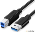  UGREEN US210-10372 USB 3.0 AM to USB 3.0 BM,   ,  ,  Blu-ray, -,    4 ,   5 /c, 2m, Black