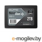  SSD 2TB QUMO Novation QLC 3D 2.5 (Q3DQ-2TSY) 560/520 MB/s; SM2259XT; 664TB