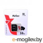 16Gb - Netac MicroSD P500 Eco Class 10 NT02P500ECO-016G-R +    SD (!)