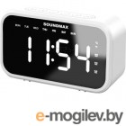 Радиочасы, часы-будильник. Радиочасы SoundMax SM-1511B (белый)